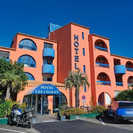 Cit'hotel Des 2 Golfs Отель Лёкат